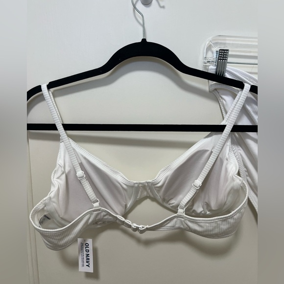 Old Navy white ribbed bathing suit set NWT - Picture 4 of 6